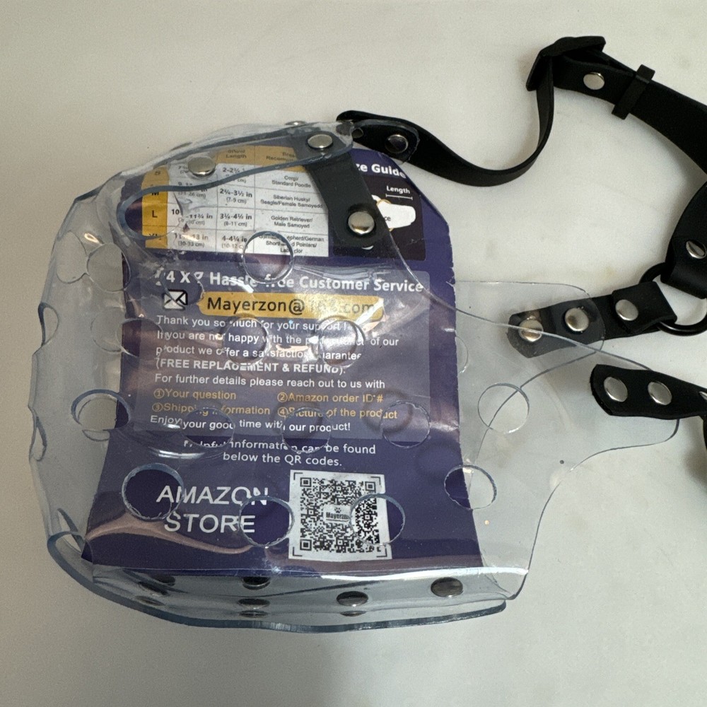 Mayerzon Dog Muzzle, Basket Muzzle for Small Medium Large Sized Dogs, Muzzle ...