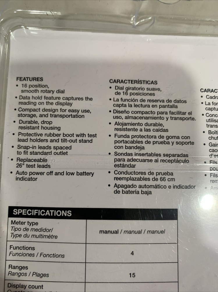 Gardner Bender GDT-3190 Digital Multimeter, 500 Volt