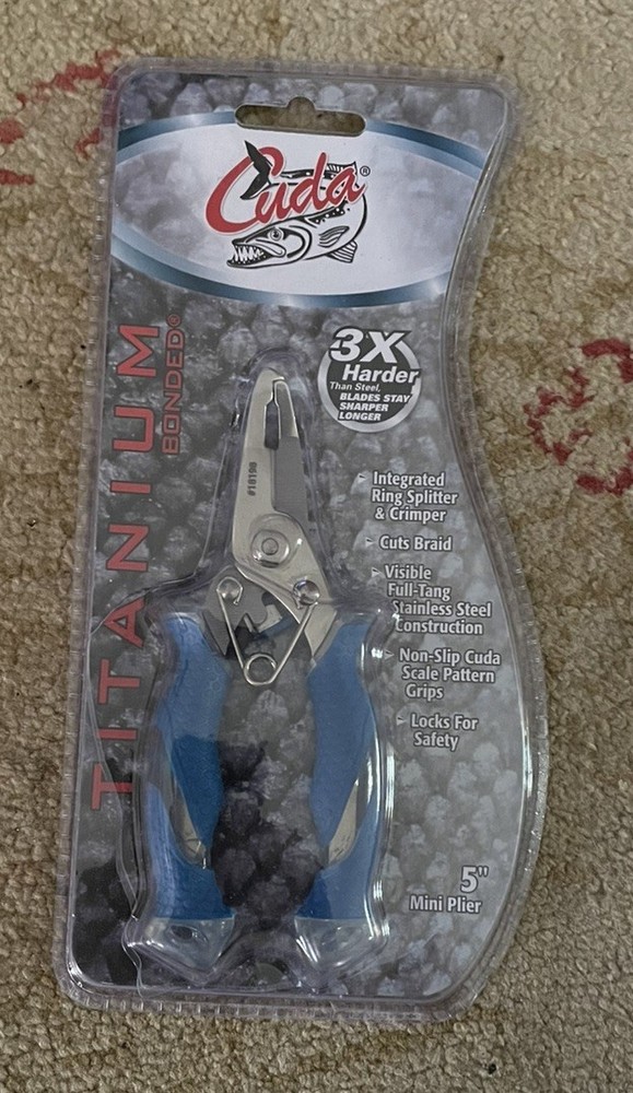 Cuda Titanium Bonded 5” Mini Pliers 18198