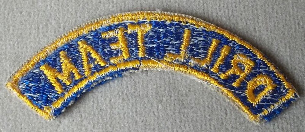 US Armed Forces Vintage Drill Team Cut Edge Patch Tab