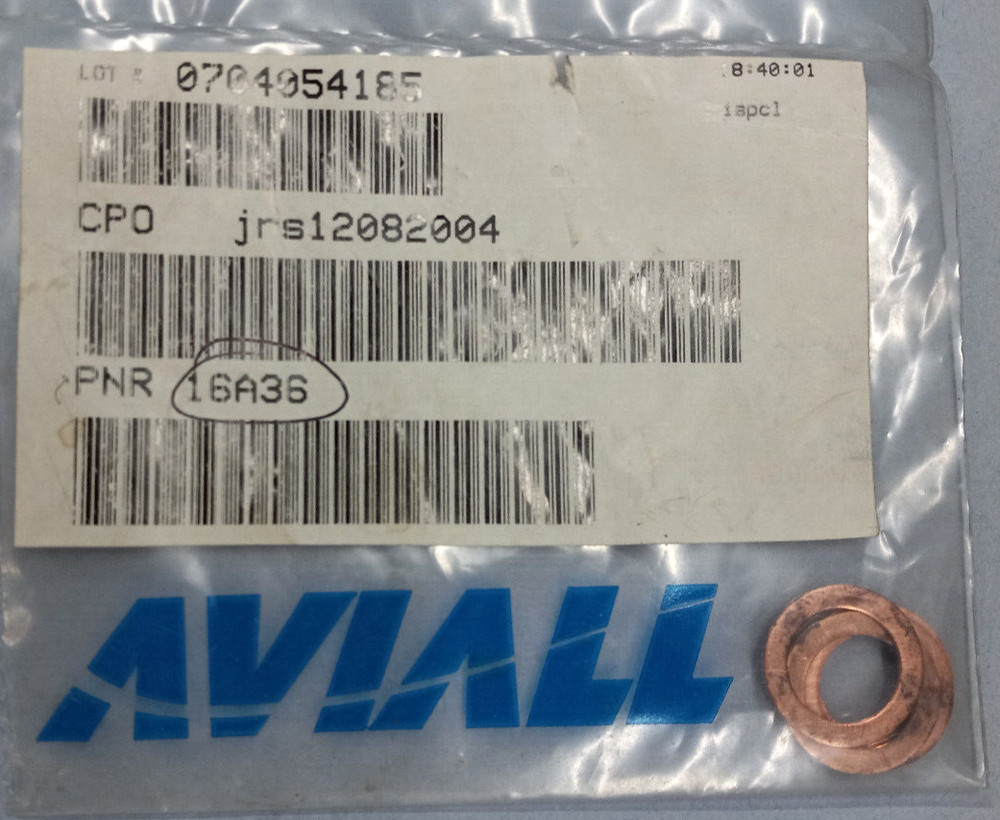 CESSNA Part # 16A36 GASKETS (4/PACK)