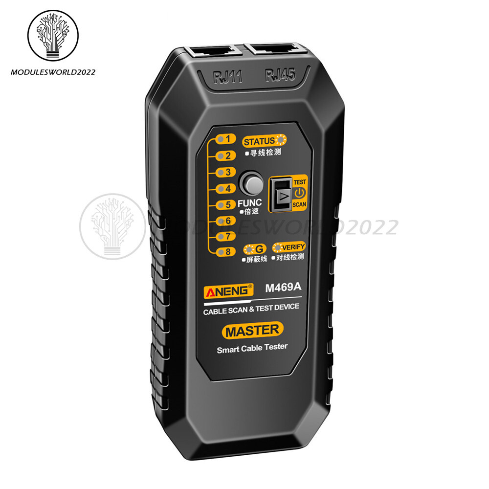 ANENG M469A Multifunctional Network Cable Tracker Networking Analyzer RJ45 RJ11