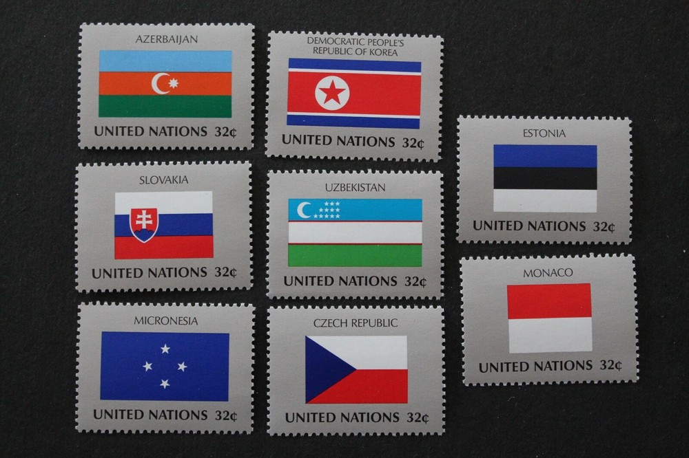 United Nations 1998 Flags- MNH