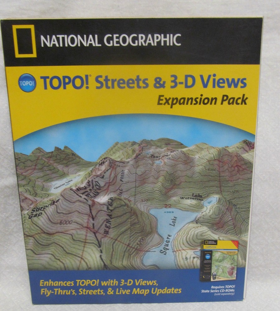 Topo 3 Items National Geographic