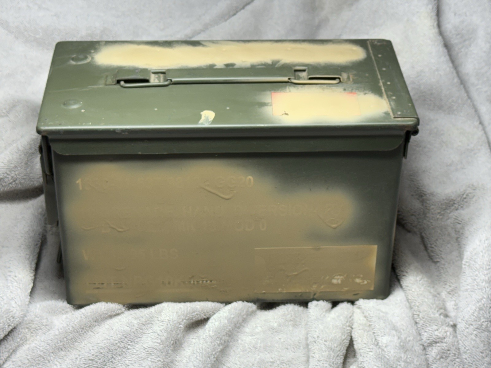 Genuine Military Metal M2A1 / M2A2 Ammo Can, .50 cal, 5.56mm *Great Storage*