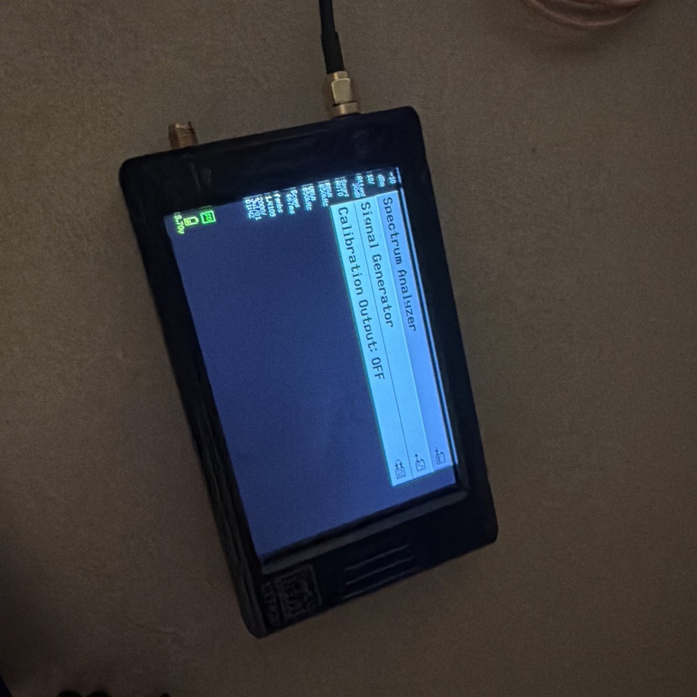 TinySA ultra spectrum analyzer