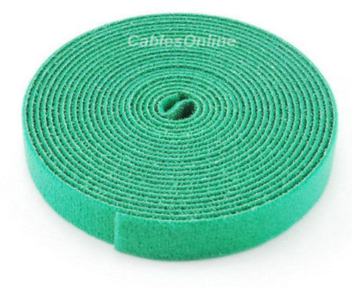 Wrap Hook & Loop Cable Tie 15 ft./Roll Green, CT-515GR