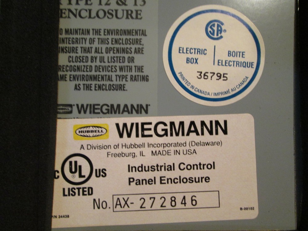 HUBBLE WIEGMANN AX-272846 (NEW )