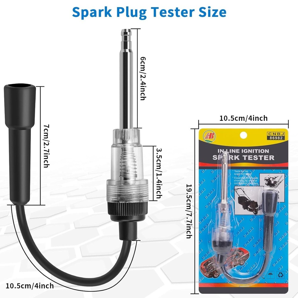 Inline Spark Tester Engine Ignition Small Engine Plug Ignition