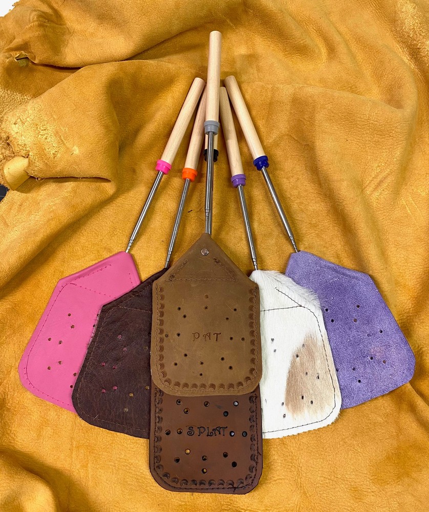 FLY SWATTER - Real Leather & Personalize