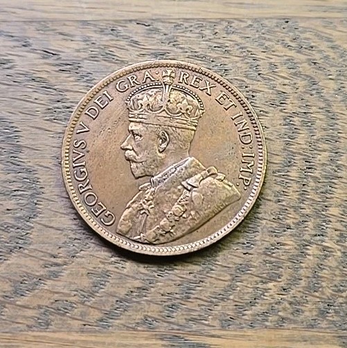 1918 Canada Large Cent Red Brown