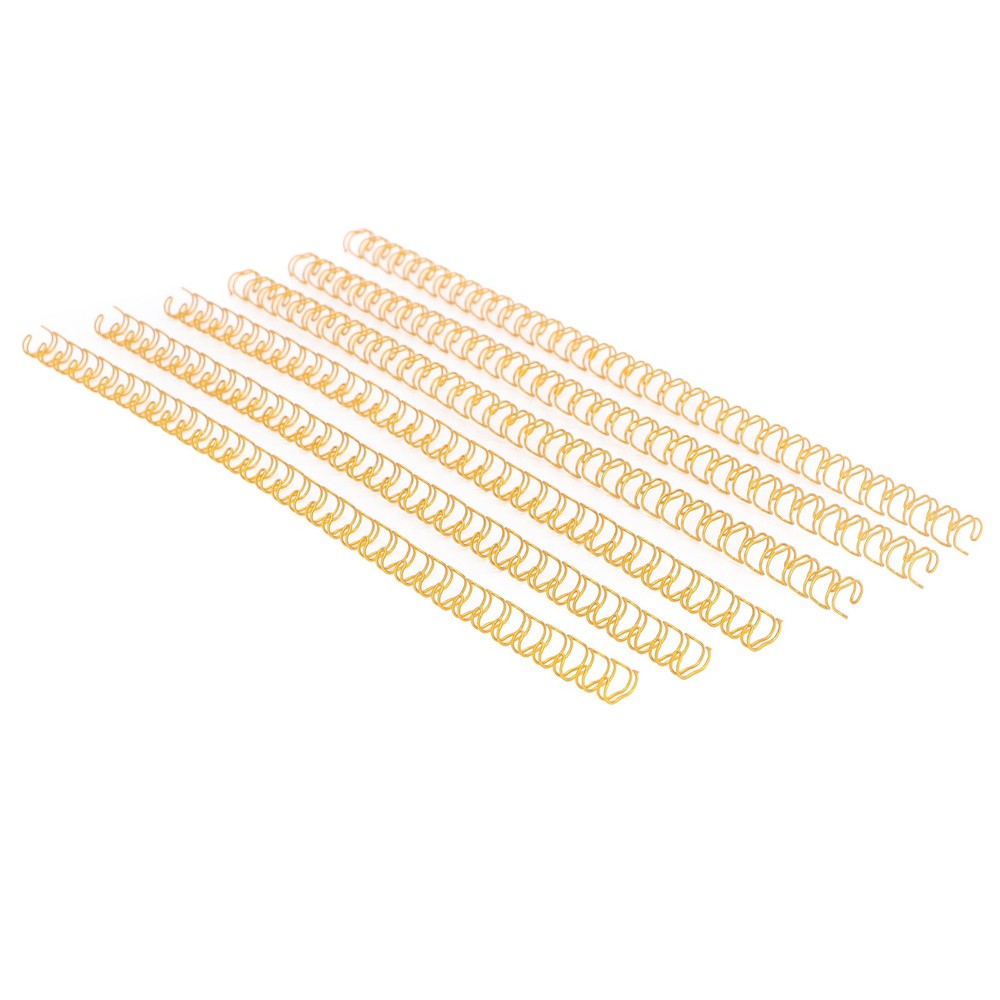 100Pcs Double Loop Wire Binding Spine Durable Set Kit For A4 Paper Popular