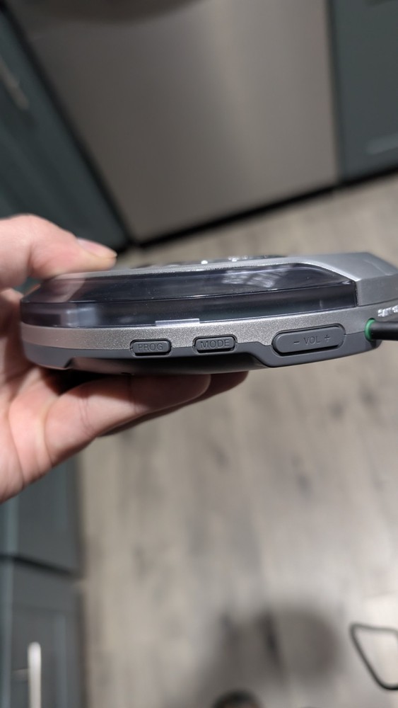 Philips EXP2561 Portable CD Player Silver Blue DBB Shock Protection Programmable