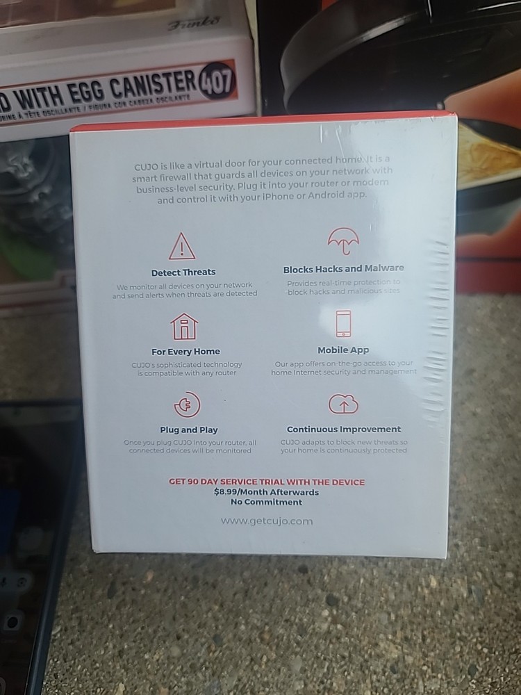 Cujo Smart Internet Security Hacking Virus Protection,new!