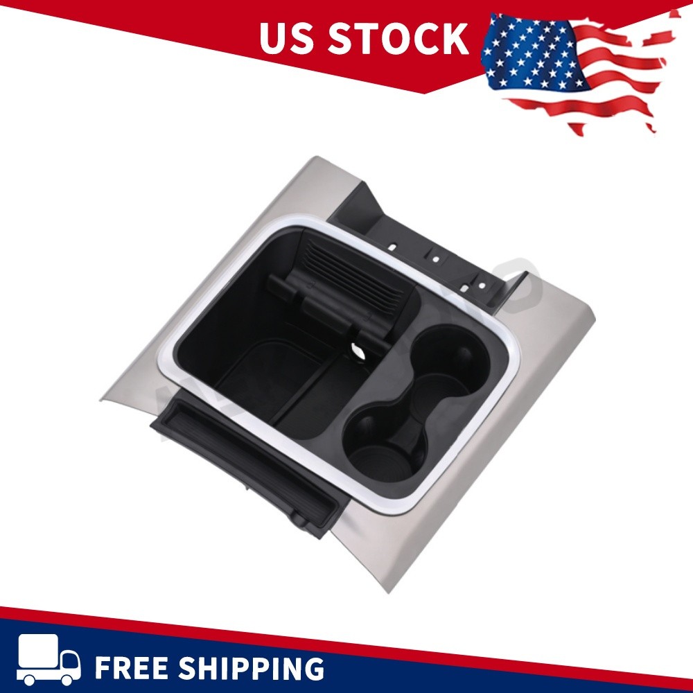 FOR DODGE RAM 1500 2014-2018 CREW CAB CENTER CONSOLE CUP HOLDER STORAGE PANEL