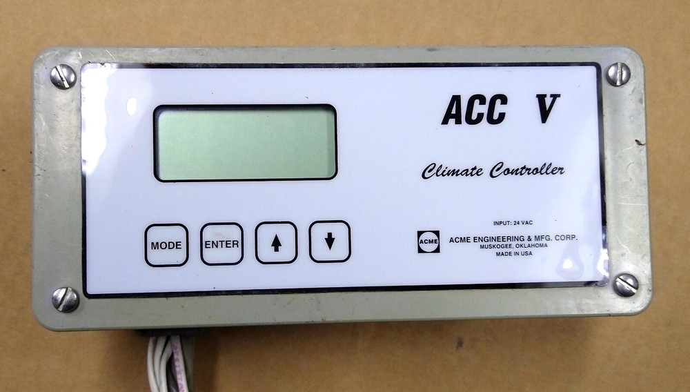 Acme Engineering & Mfg Corp. Input ac 24v 24vac Climate Controller ACC V Control