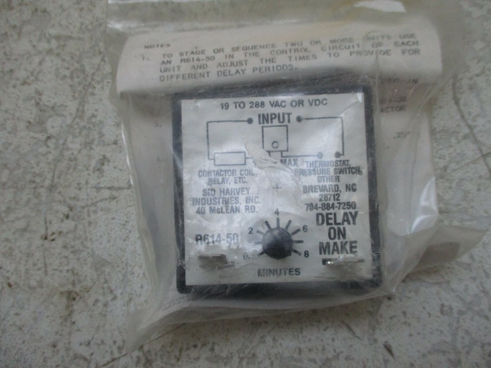 SID HARVEYS DELAY ON MAKE TIMER R614-50 NOS FREE SHIPPING