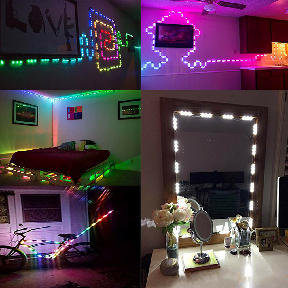 LED Window Store Front Lights Module 10~200ft Strips with power supply+Remote US