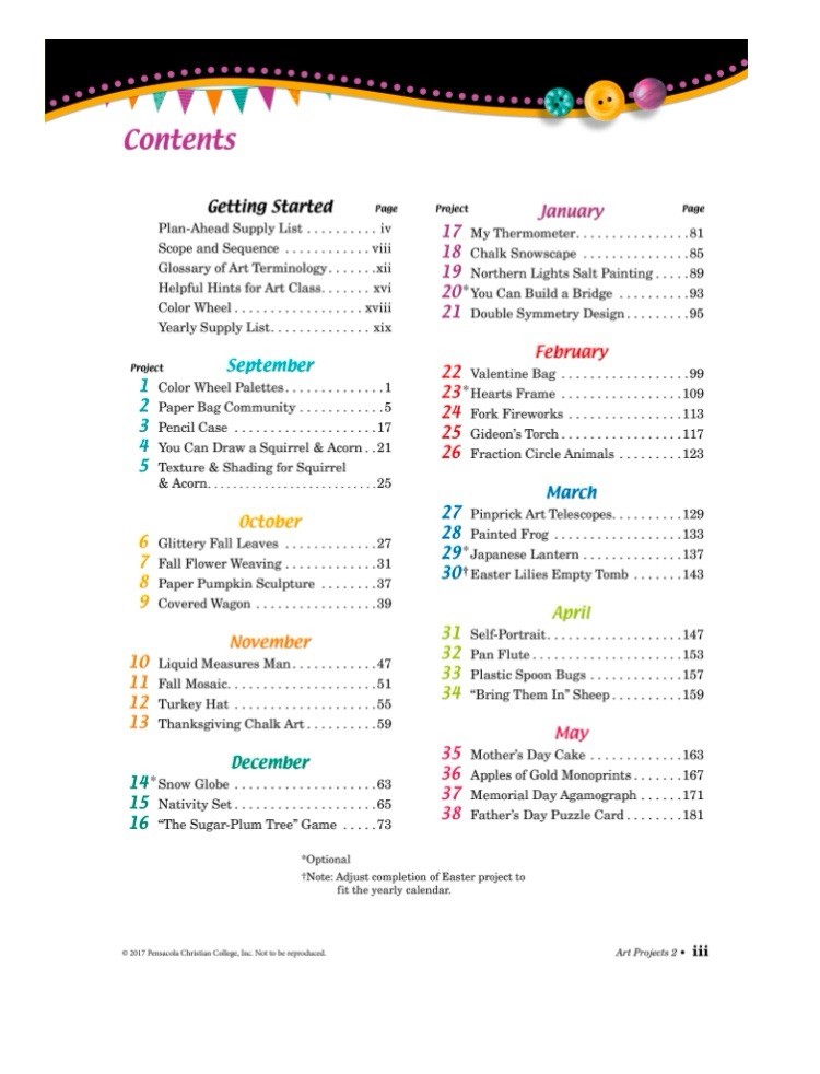 Abeka Art Projects 2. Blank Projects! Fourth Edition. 2nd Grade. Art Series.