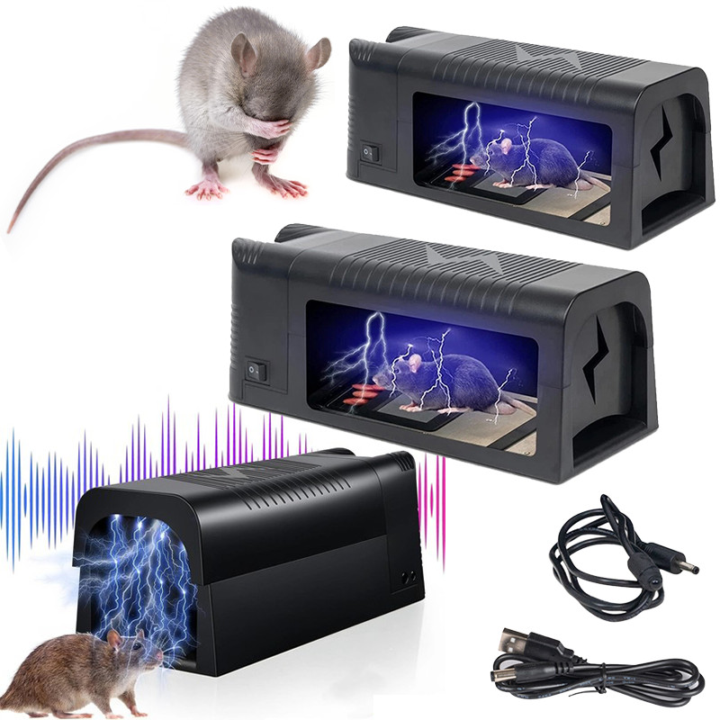 Electronic Mouse Trap Victor Control Rat Killer Pest Electric Rodent Zapper US