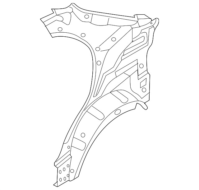 Genuine GM Inner Panel 96533247