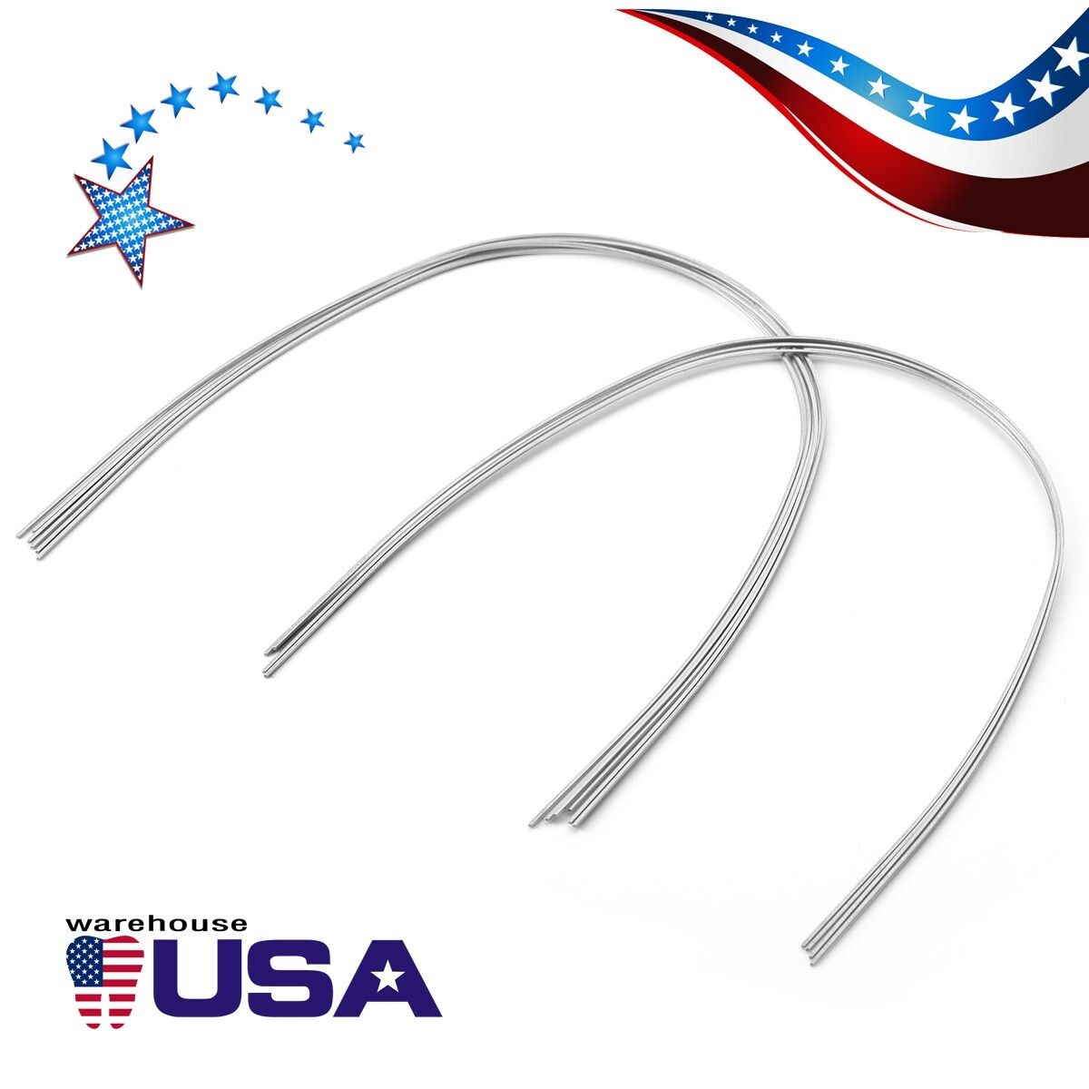 Dental Ortho Wires Alambre arqueado Super Elastic Niti Rectangular Ovoid Form