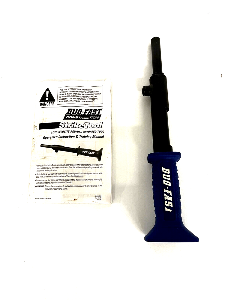 DUOFAST Construction Strike Tool, Low Velocity Powder Actuated Tool + Fasteners