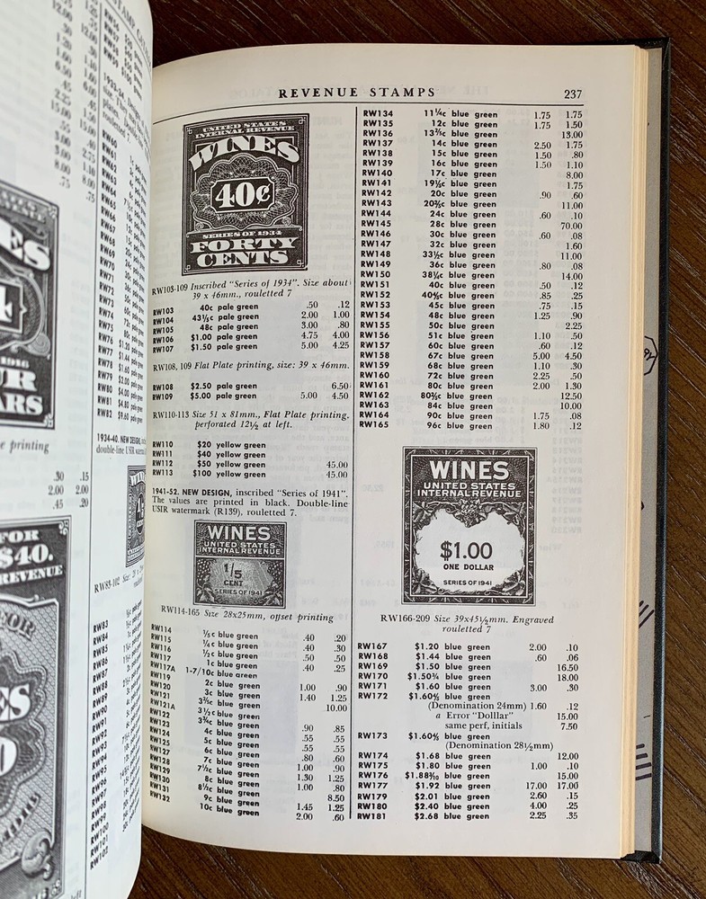 Minkus New 1968 American Stamp Catalog HC Book Hardback