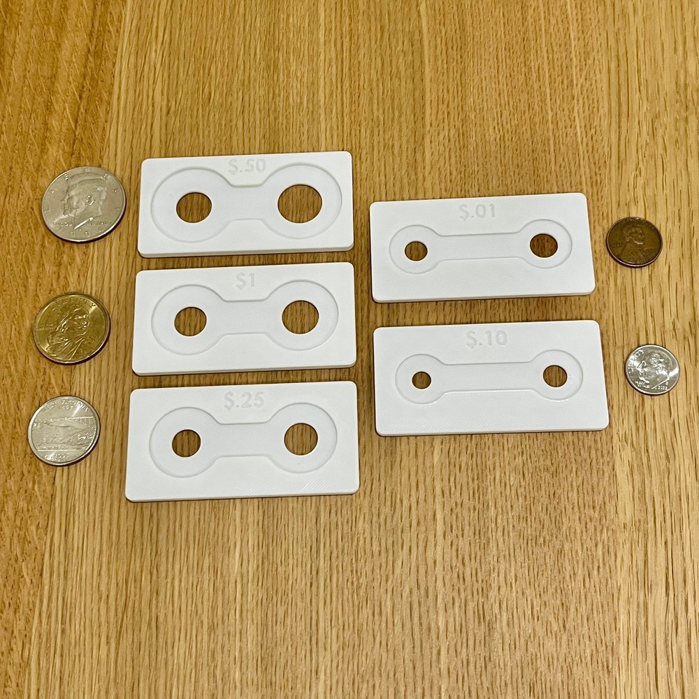 Coin Ring Tool: Hole Punch Centering Card
