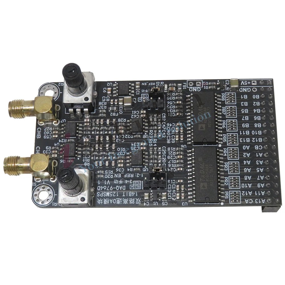 AD9764 Module Dual Channel High-speed DAC Module 14 Bit Parallel DA125M