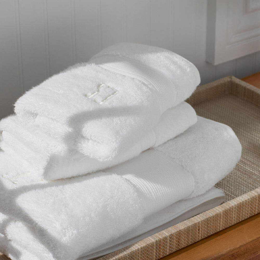 Legends Regal White Solid Egyptian Cotton Bath Towel