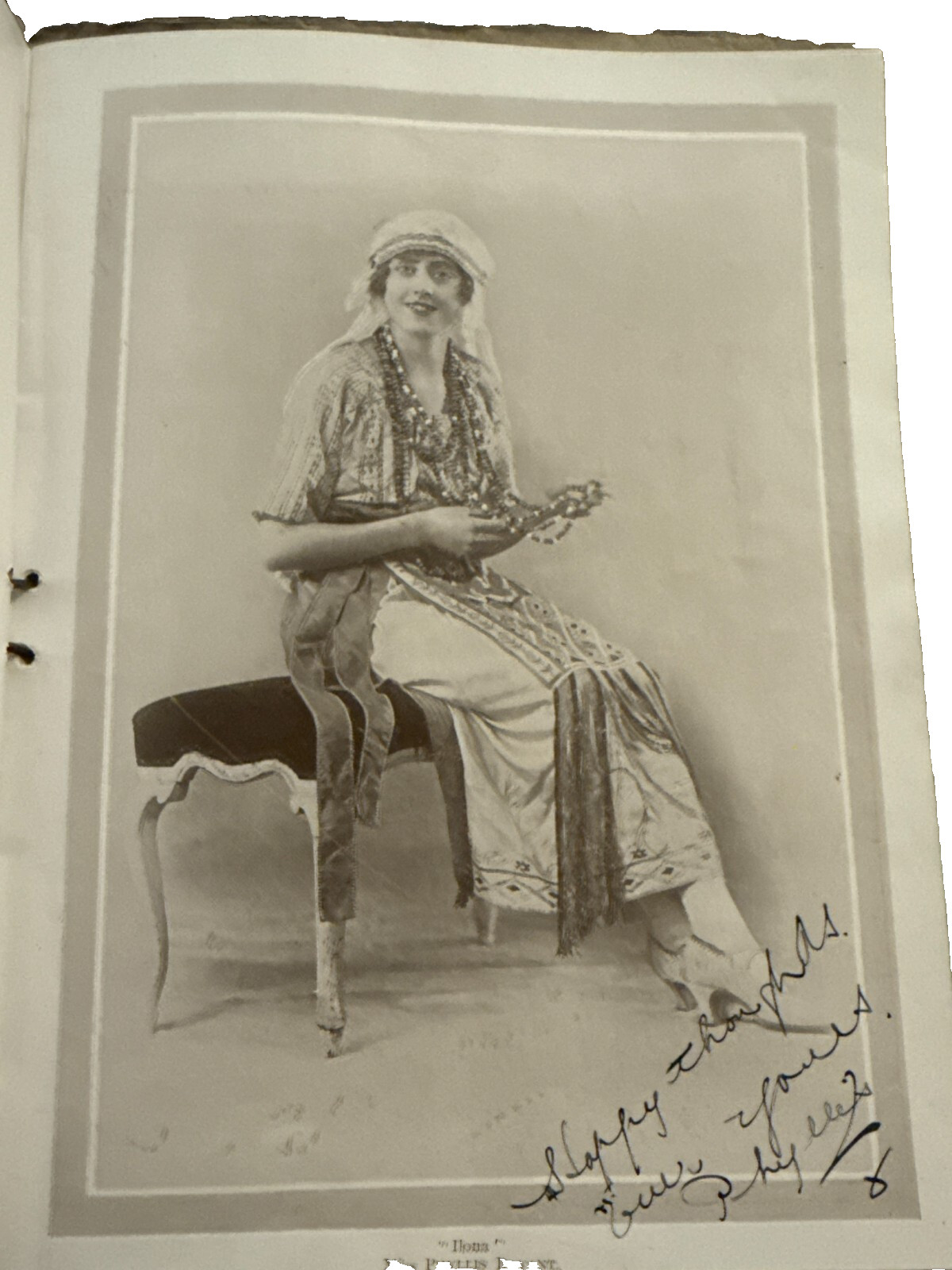 Antique 1925 Signed Theatre Programme "Gipsy Love" Grand Theatre Leeds Autograph