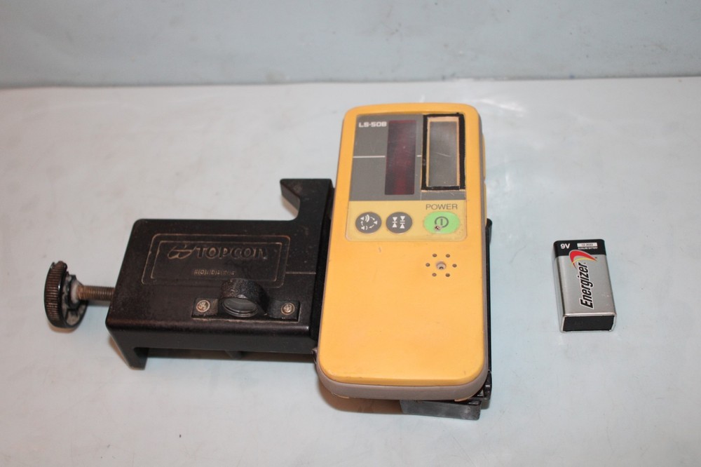 Topcon LS-50B Laser Level Detector Sensor Eye Receiver with Bracket