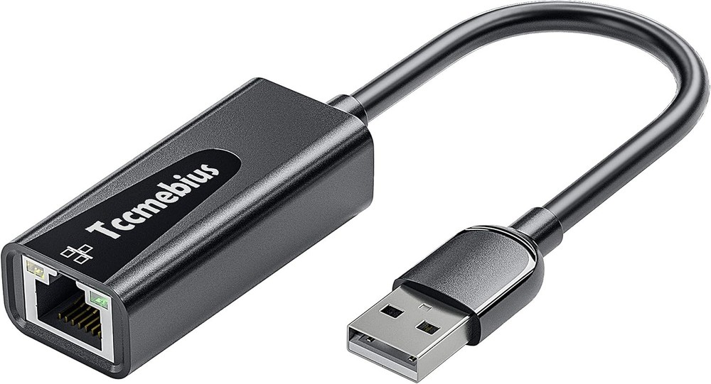 High-Speed USB Ethernet Adapter - Versatile 10/100 Mbps LAN for Multiple Devices