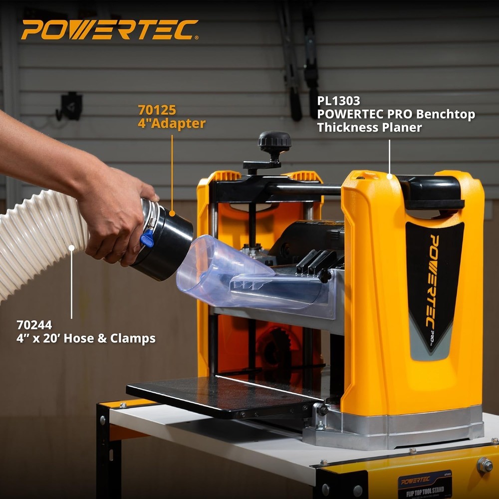 Professional-Grade 4-Inch Pipe Hose Adapter - Versatile Dust Control Fitting