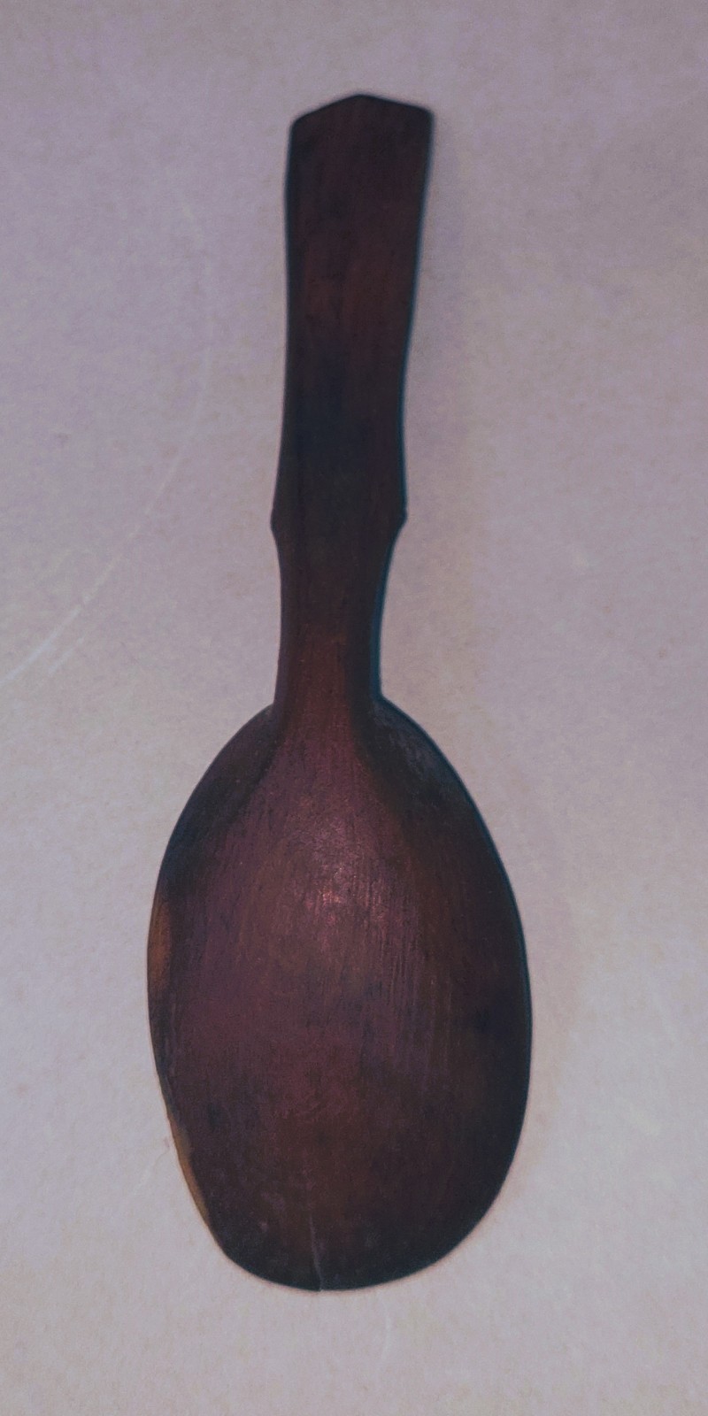 19th C. Northwest Coast Yup'ik spoon with the figure of a serpent in bowl