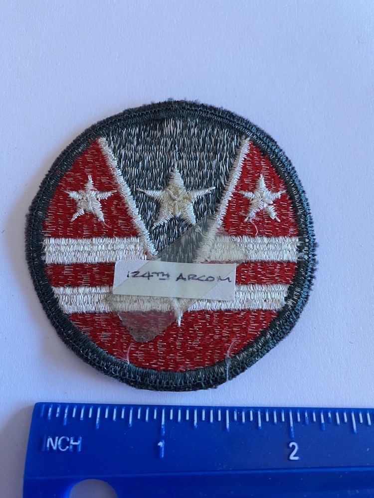 US Army 124th Reserve Command Full Color Patch INV5511