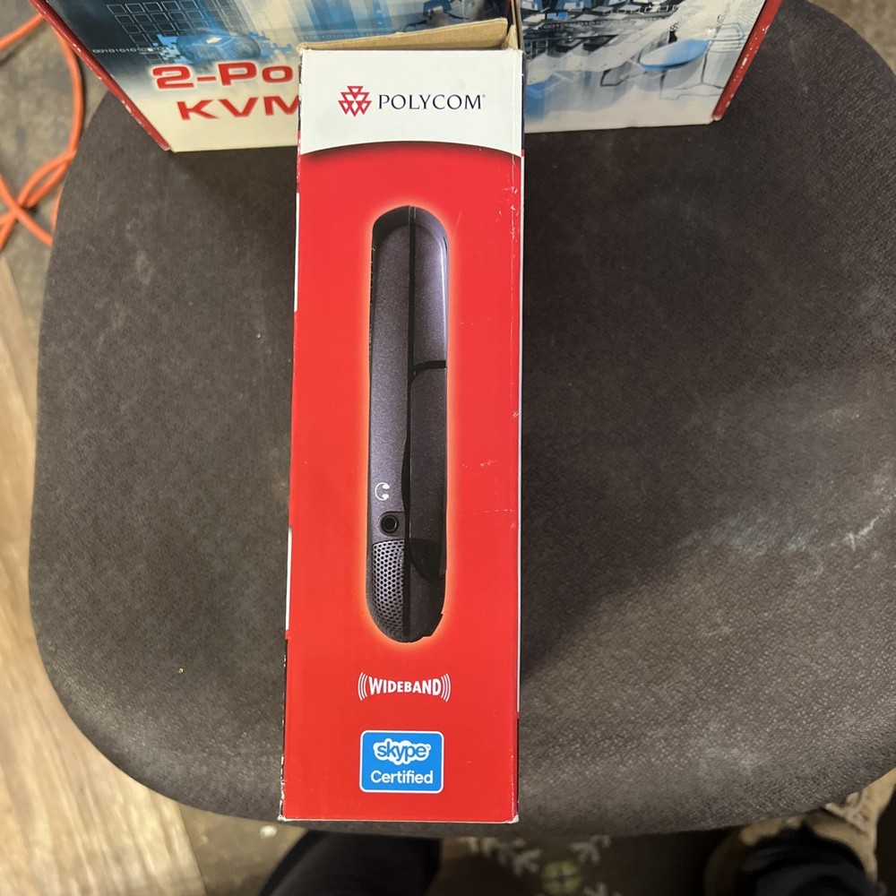 Polycom Communicator C100S USB Desktop Speaker Phone Microphone Skype