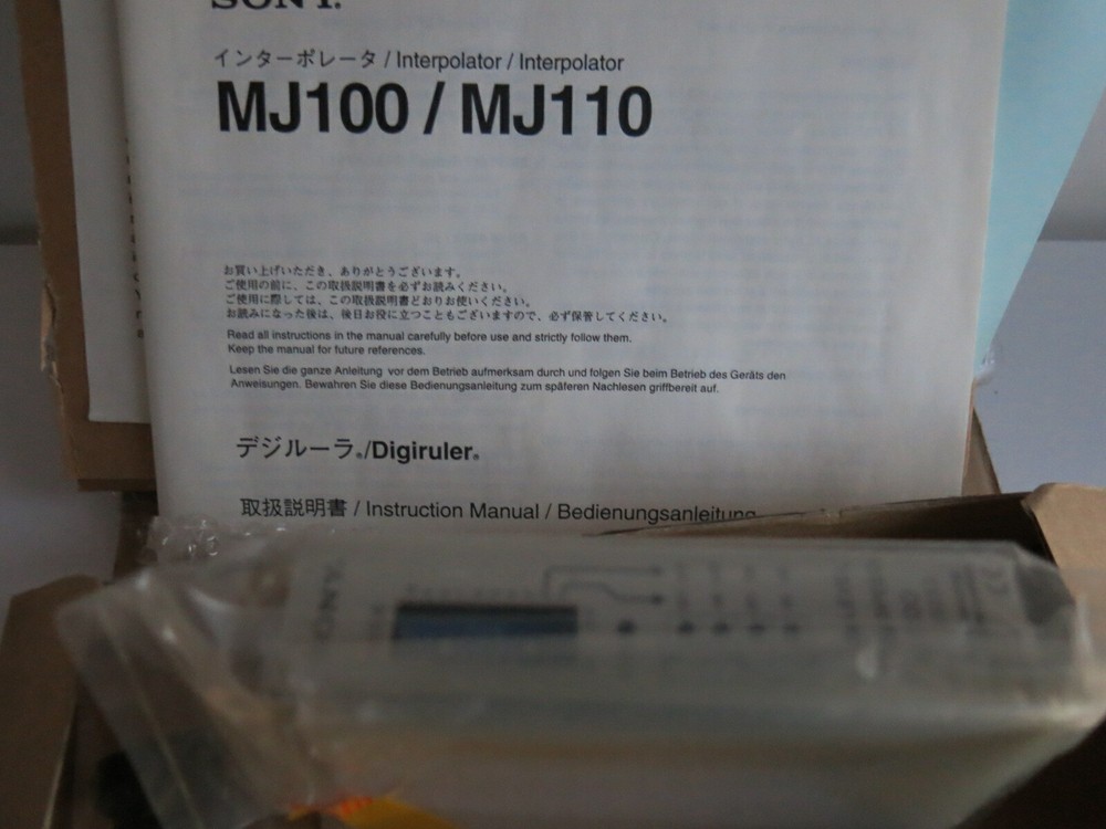 SONY MJ100 INTERPOLATOR