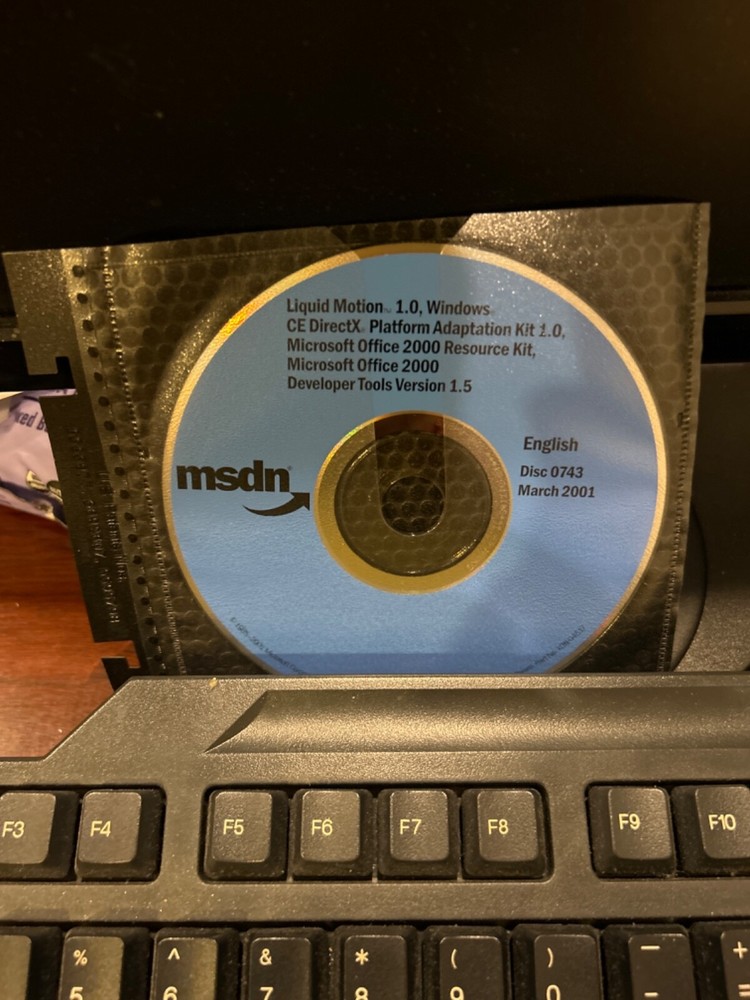 RARE NEW AUTHENTIC MSDN Microsoft Office, Liquid Motion,CE DirectX, Dev Tools1.5