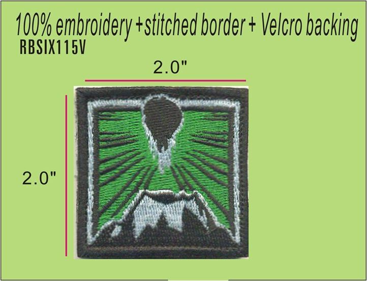 RAINBOW SIX ** AMARU **  2" PATCH WITH HOOK BACKING  - RBSIX115V