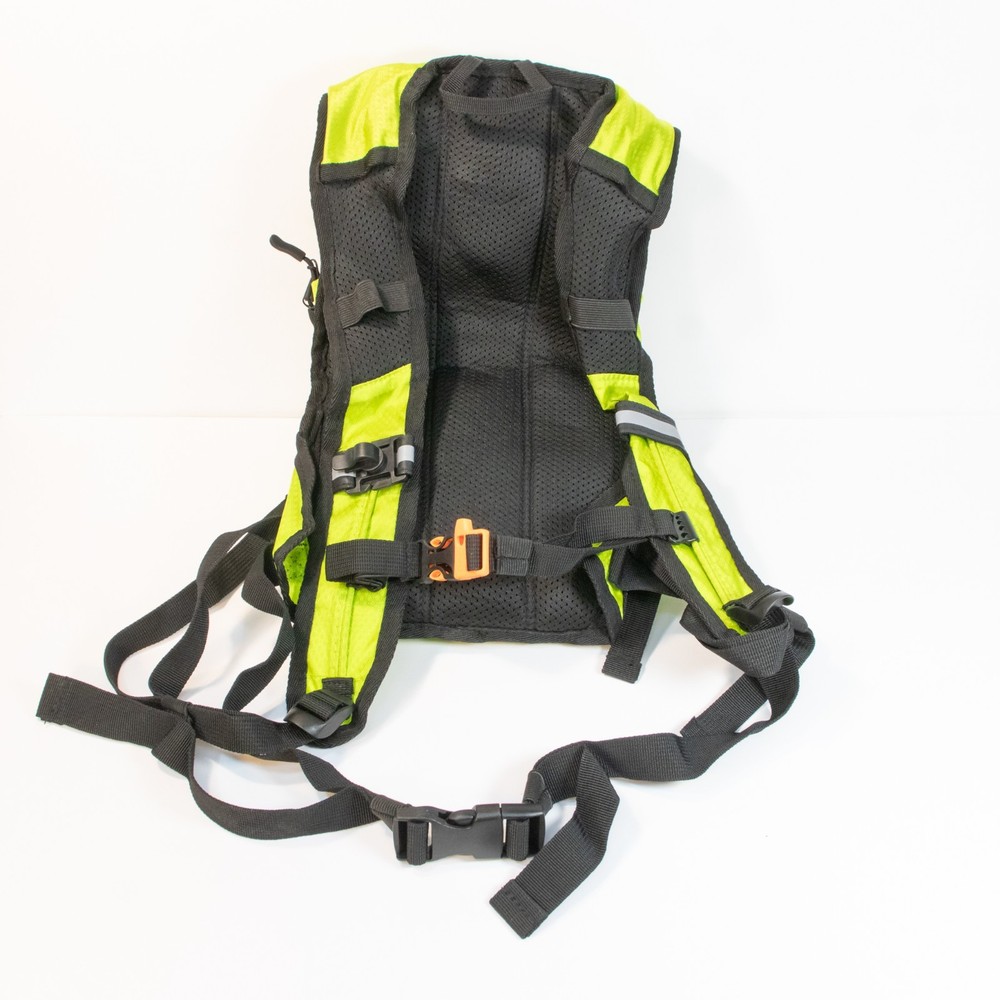 Nepest Hydration Backpack NEW High Visibility Cycling Pack 2L Bladder Whistle