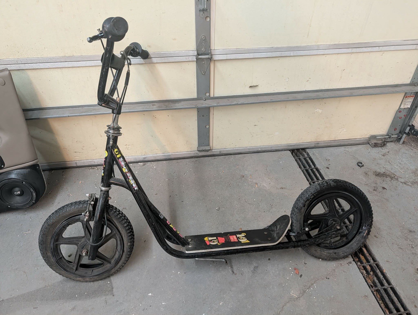 1987 GT Zoot Scoot 4130 Black Old School BMX Scooter All Original