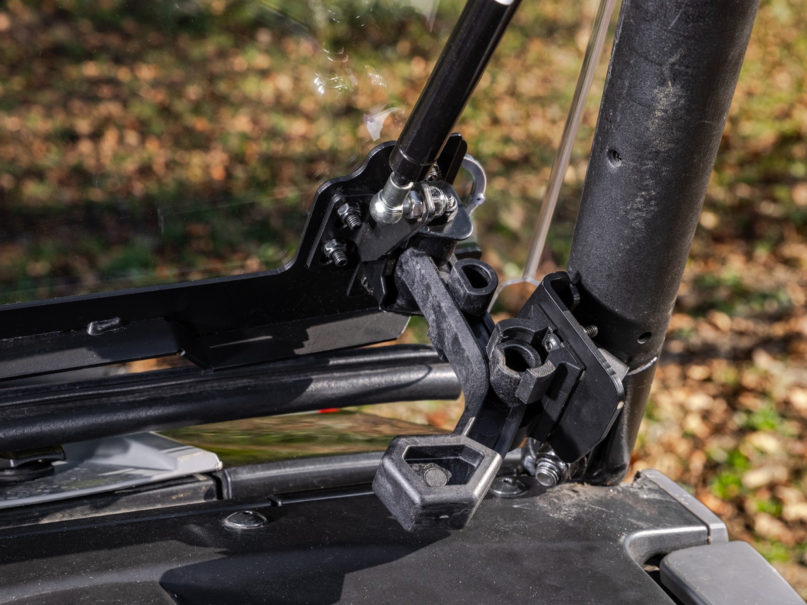 SuperATV Scratch Resistant Flip Windshield for Yamaha Wolverine X2/2021+