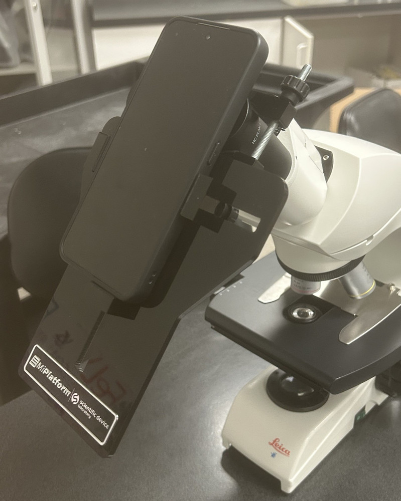 Microscope Phone Adapter MiPlatform Scientific Device Laboratory Selfie Stick