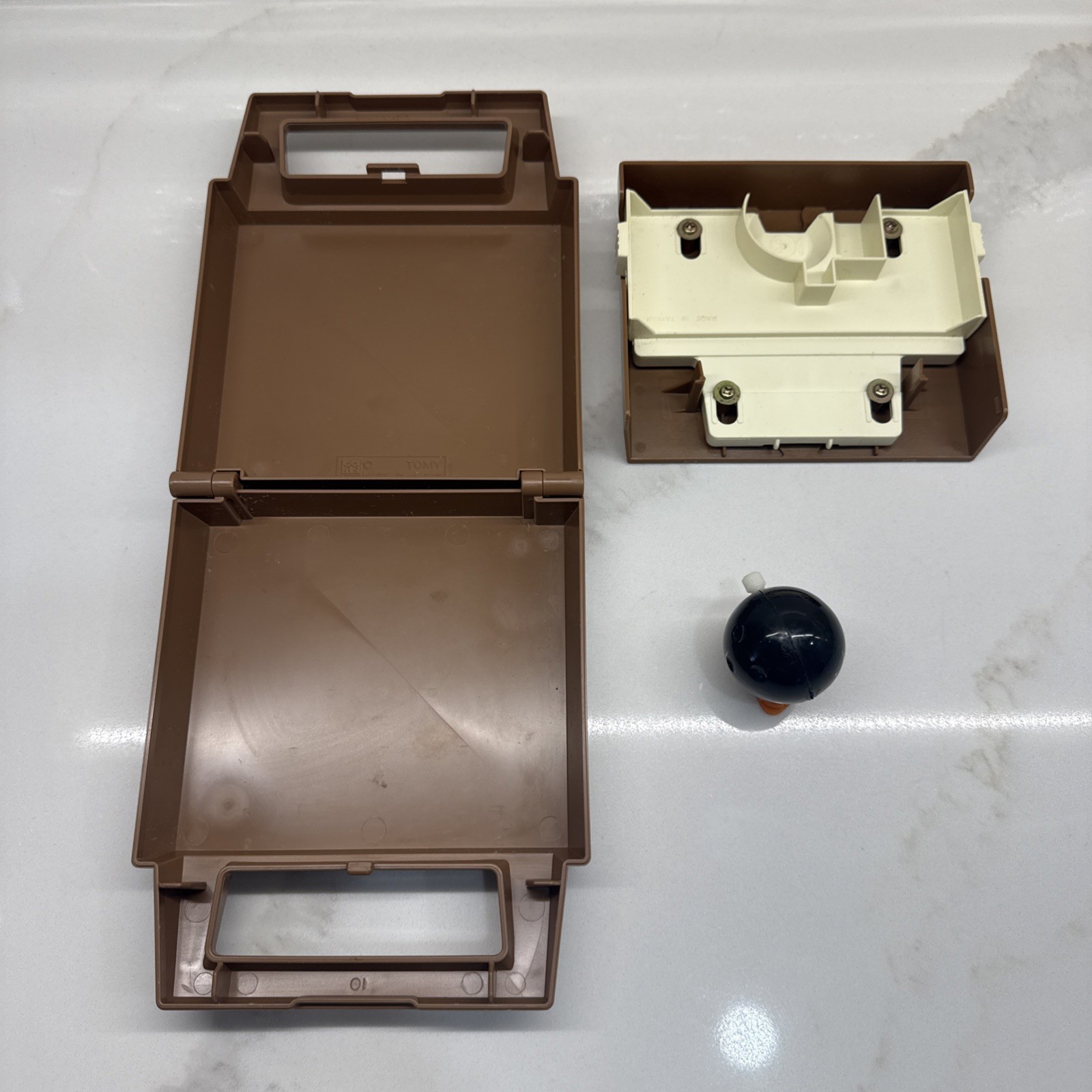 Vintage TOMY Strolling Bowling Wind Up Game Japan Tested Works Complete Toy