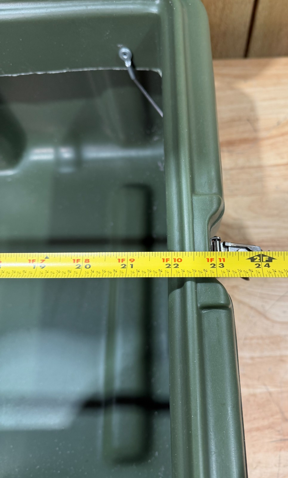 Pelican Hardigg Footlocker Green Case 24.5x18.5x15" Military Waterproof