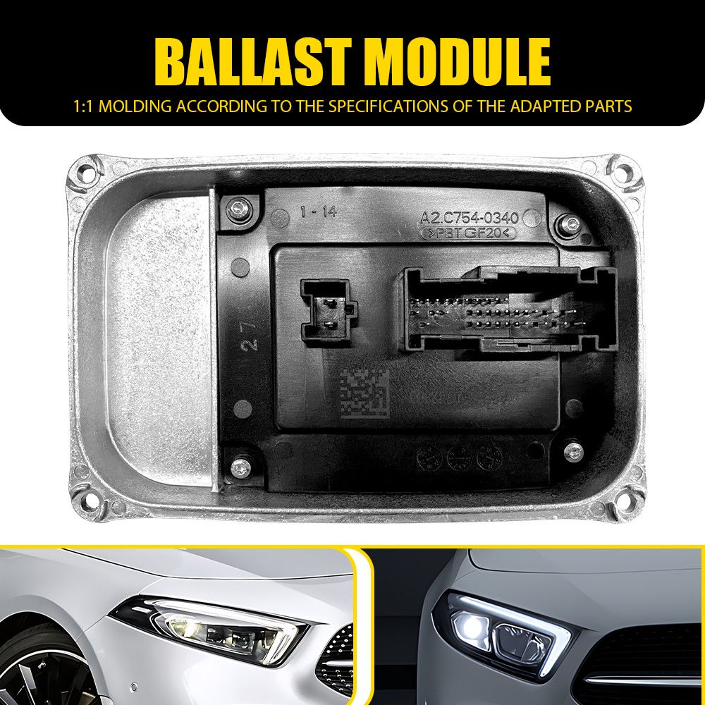 LED Headlight Module Right Passenger Side For Mercedes-Benz CLA250 GLB250 GLC300