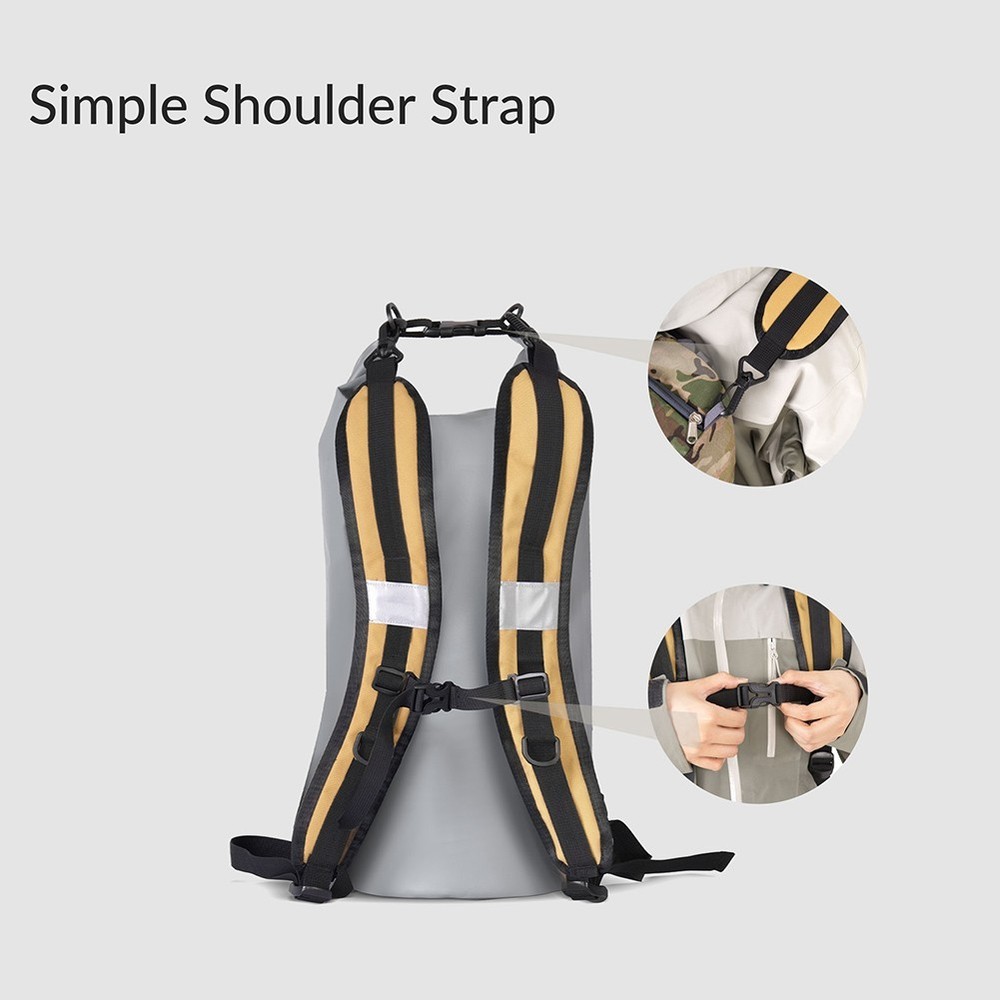 Adjustable For Backpack Shoulder Strap with Chest Strap for Enhanced Fit