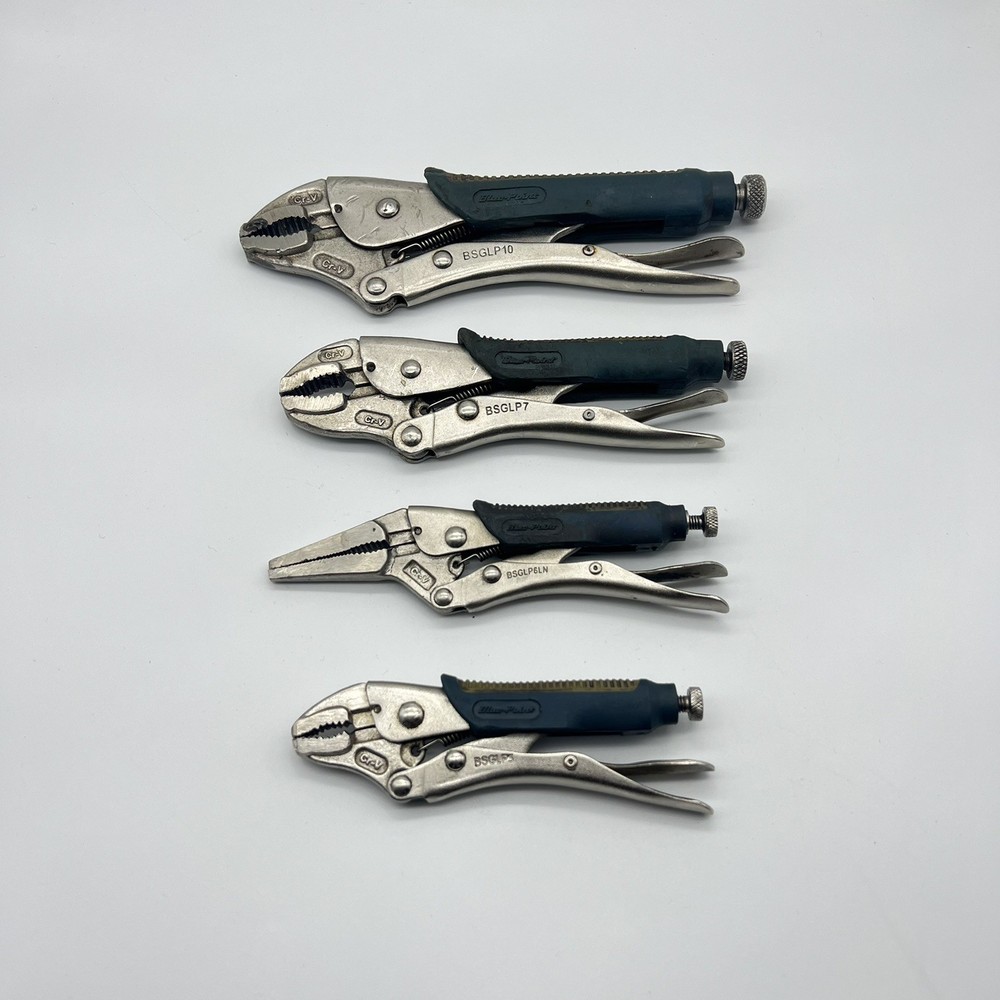 Blue Point 4pc Adjustable locking grip pliers handle BSGLP